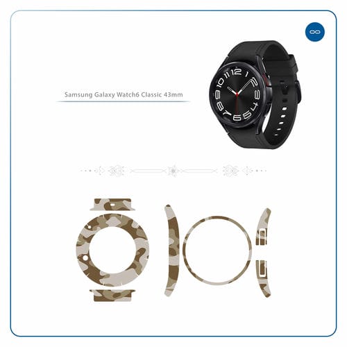 Samsung_Watch6 Classic 43mm_Army_Desert_2